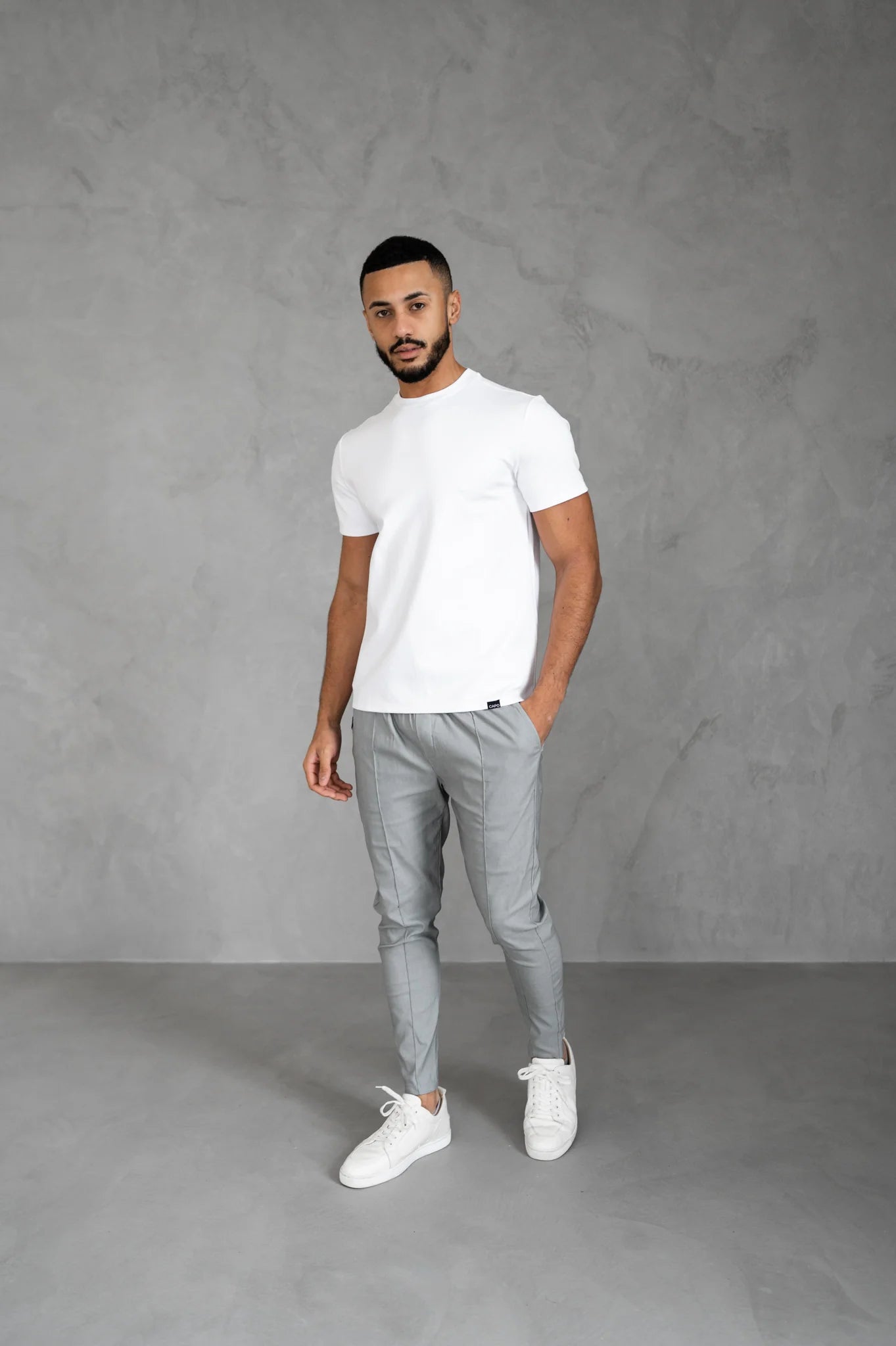 Fayymont White Essential Tee – Premium Men's White T-Shirt