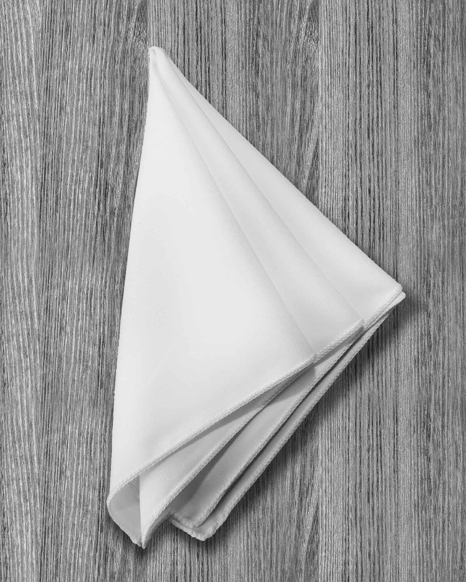 Pocket Square - White