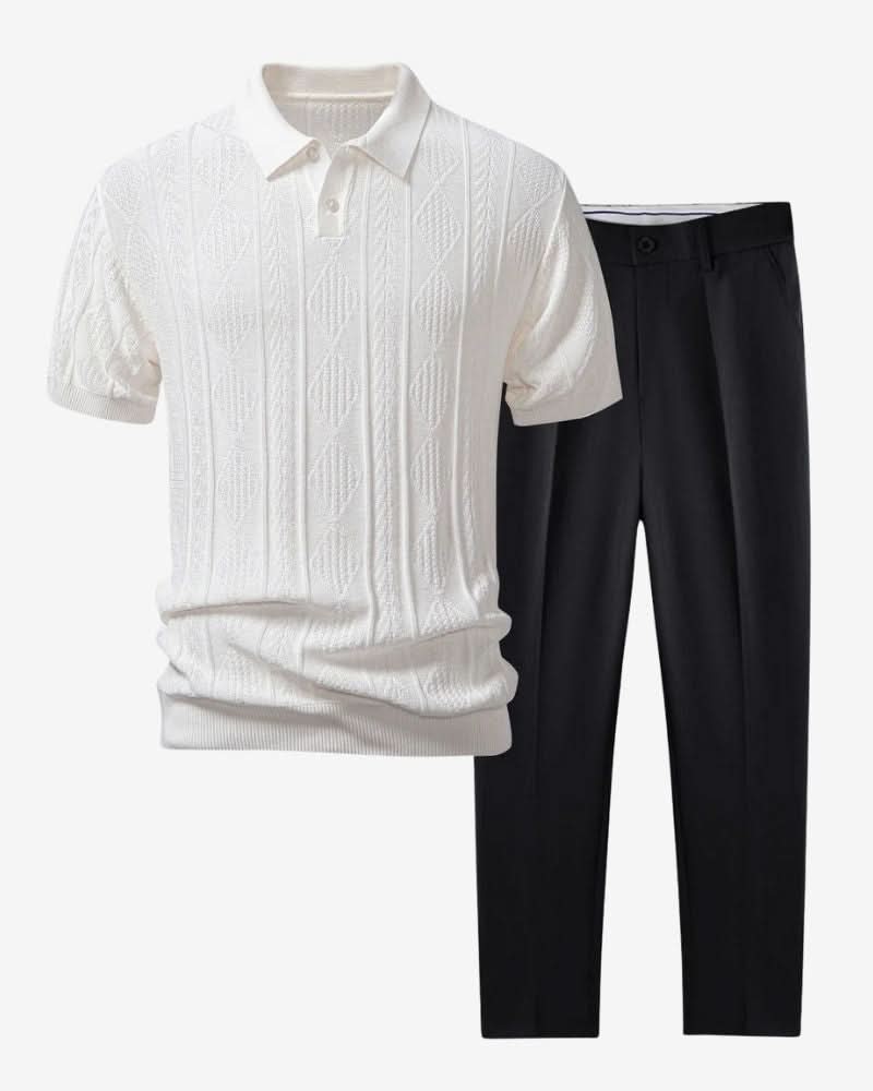 Summer Outfit - Knitted Jacquard