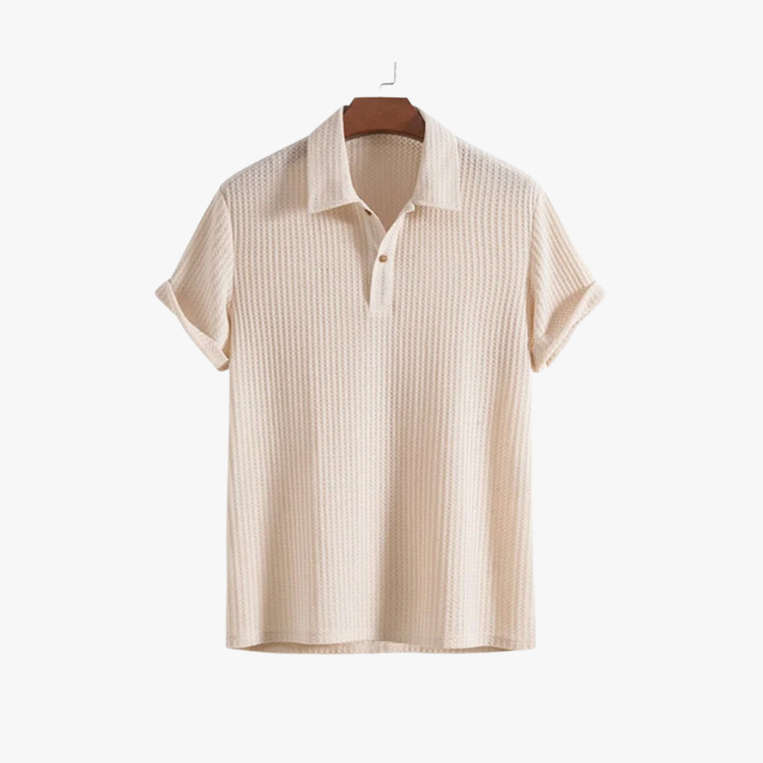 Coastal Waffle Knit Polo
