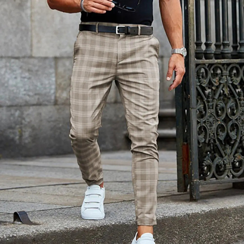 Ampezzo Plaid Wool Trousers