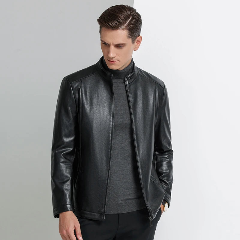 Noir Axis Sheepskin Jacket