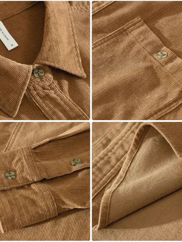 Casual Corduroy Shirt - Fayymont Co