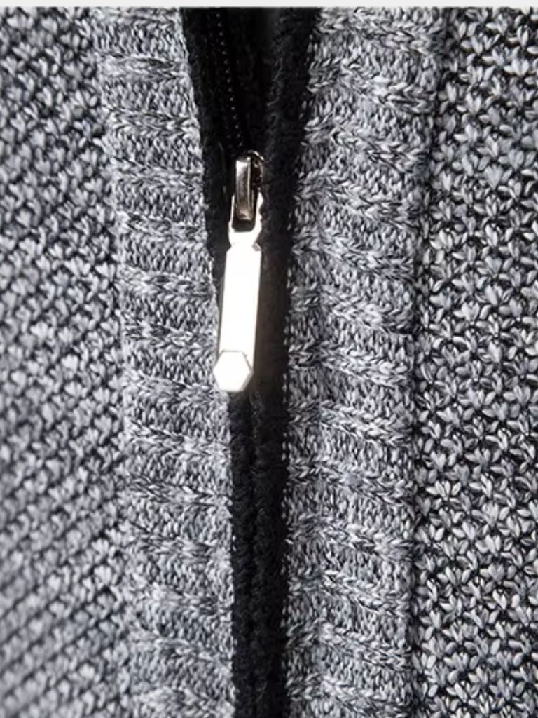 Elegant Full-Zip Sweater Vest - Fayymont Co