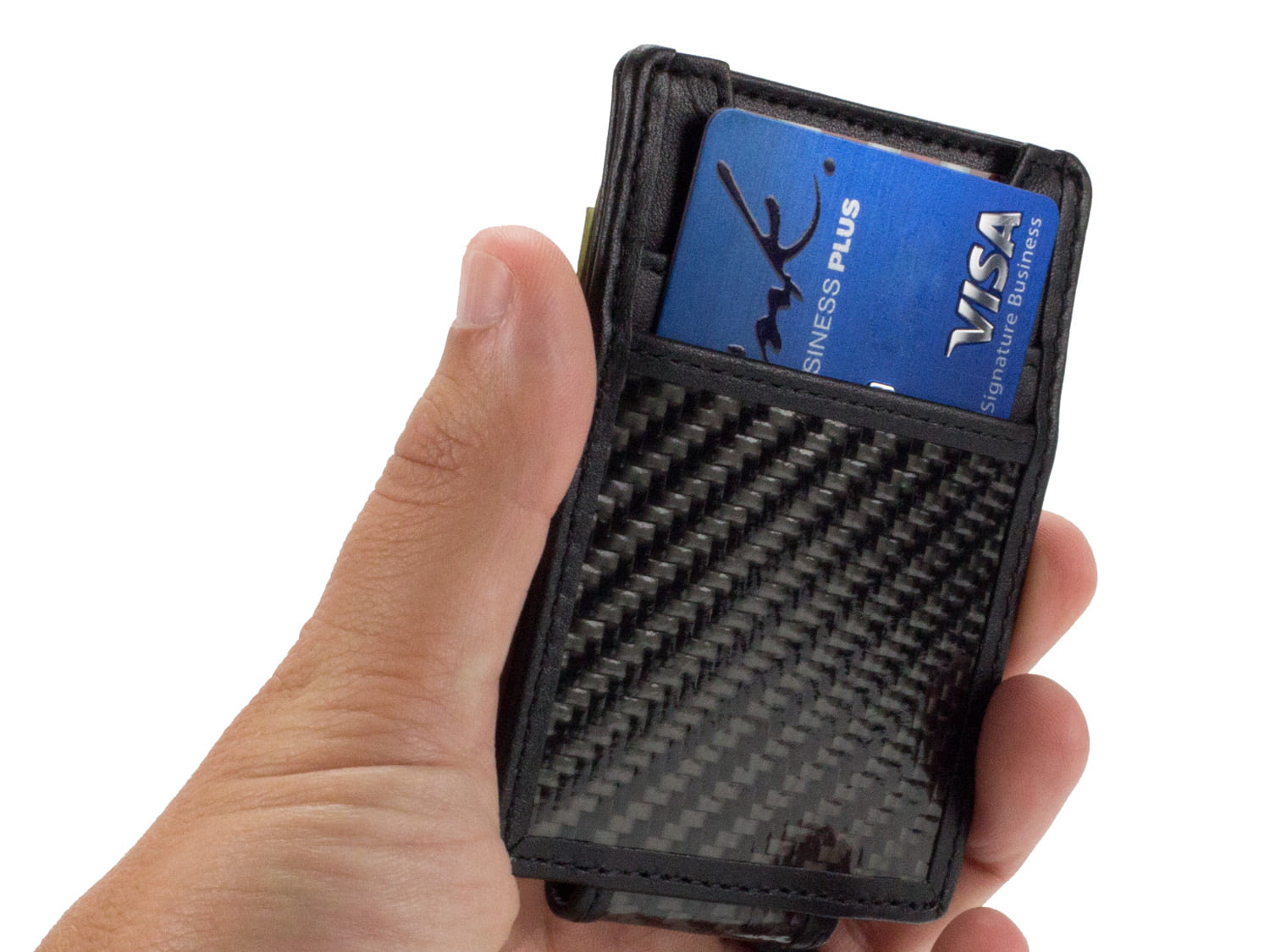 Carbon Forge Monarch Clip – Leather & Carbon Fibre Wallet