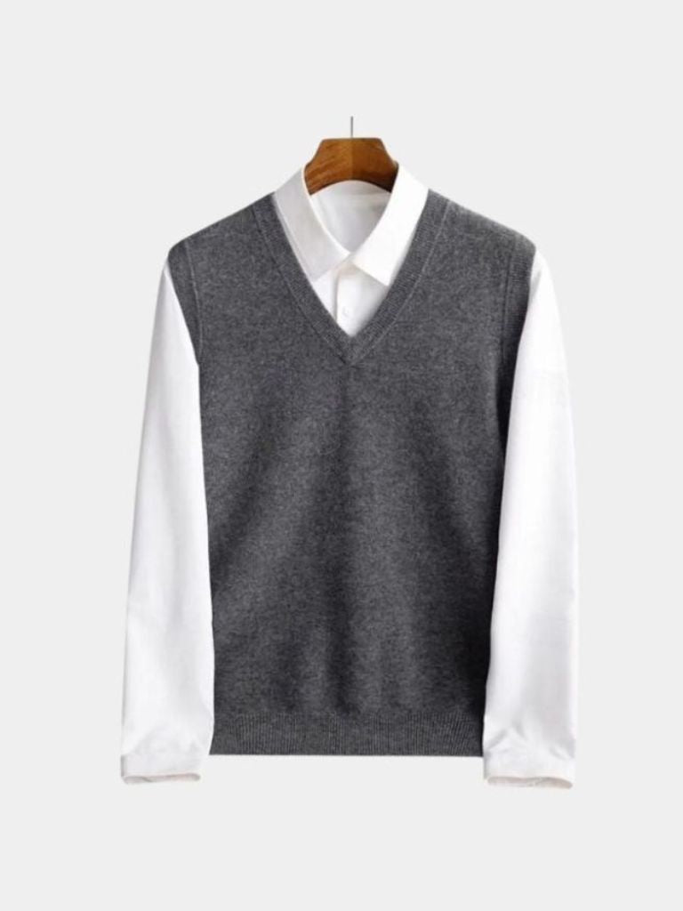 100% Merino Wool Sweater Vest - Fayymont Co