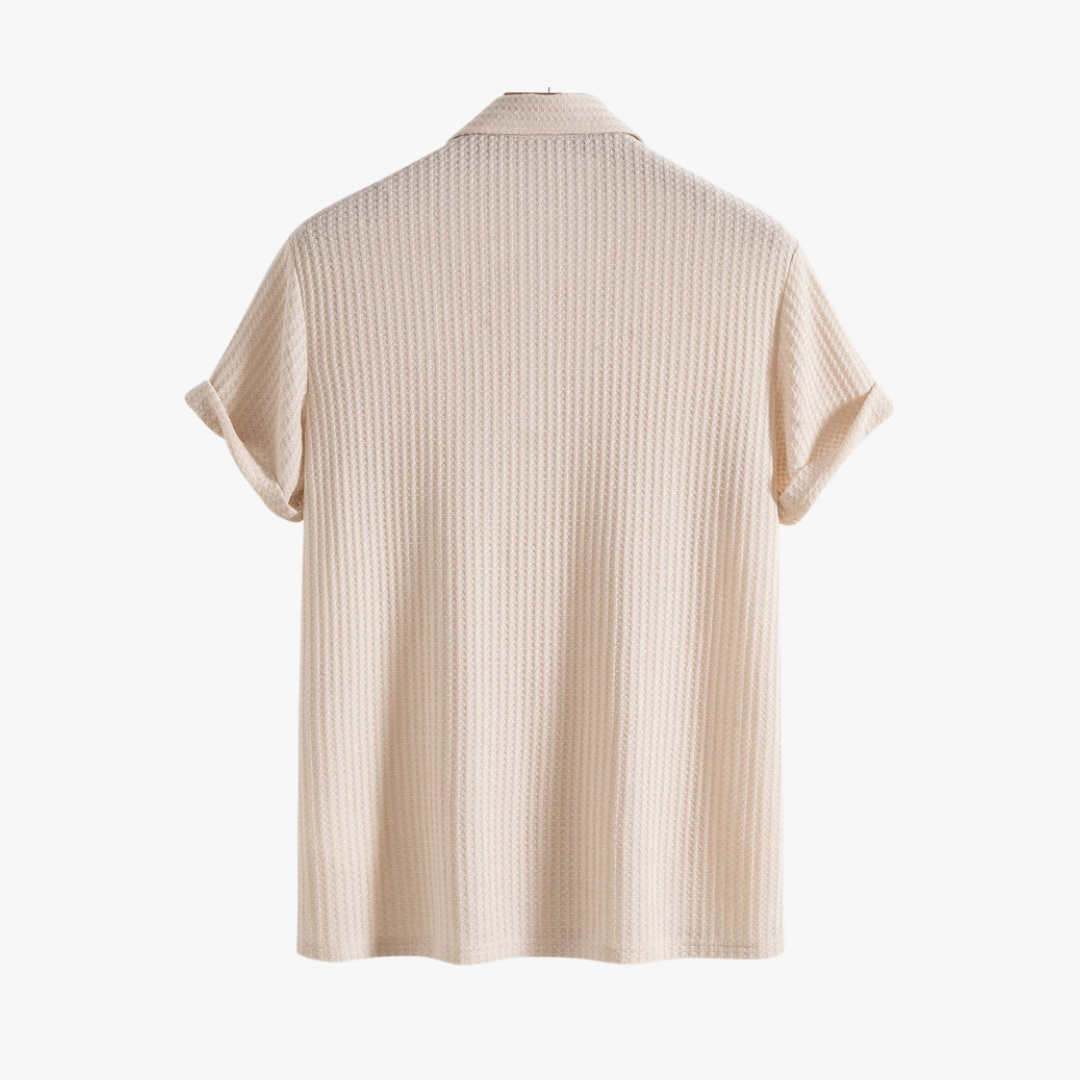 Coastal Waffle Knit Polo
