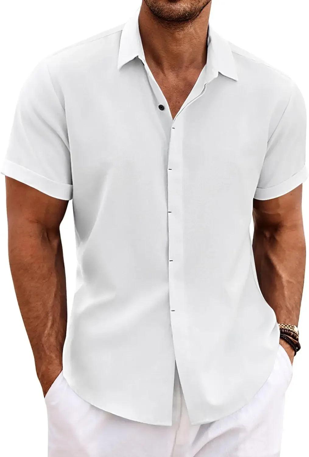 Milo Riviera Linen Shirt – Short Sleeve Summer Edition