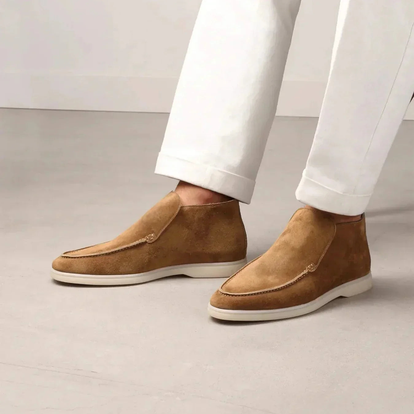 Men's Suede Loafers Classic Style