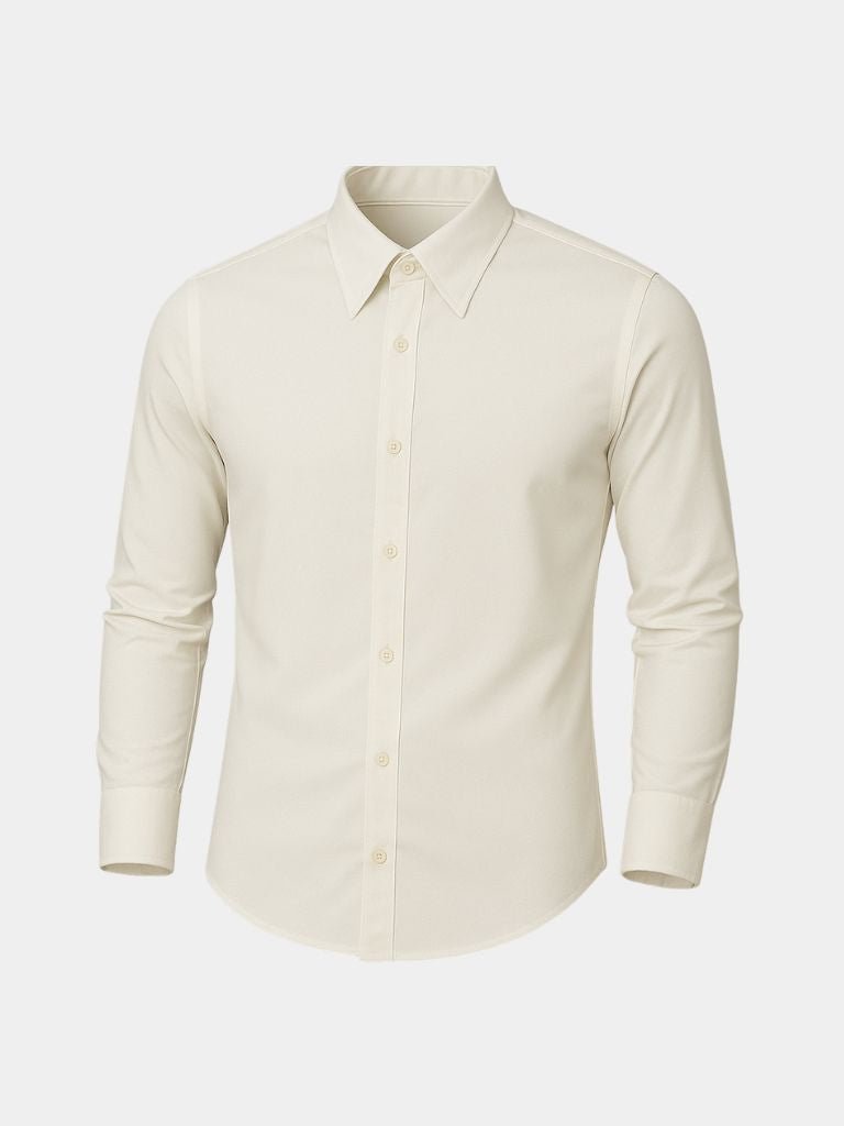 Elegant Spearpoint Collar Shirt - Cross & Crown