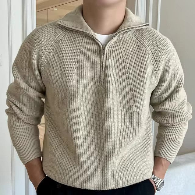 Alfie | Men's Quarter-Zip Sweater