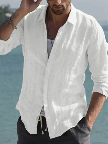 Sustainable Linen Shirt — Classic Cut