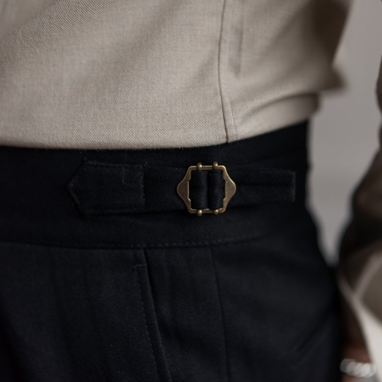 Napolitana High Waist Italian Trousers