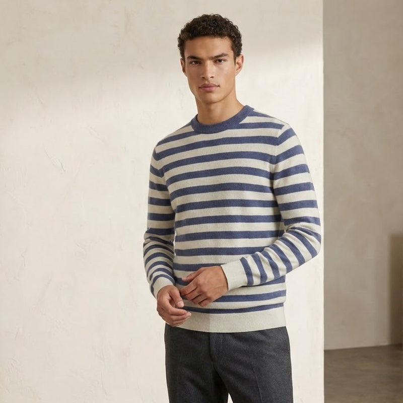 François Blanchet Striped Cashmere Sweater