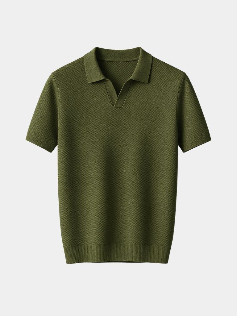 Old Money Cotton Polo Shirt - Fayymont Co