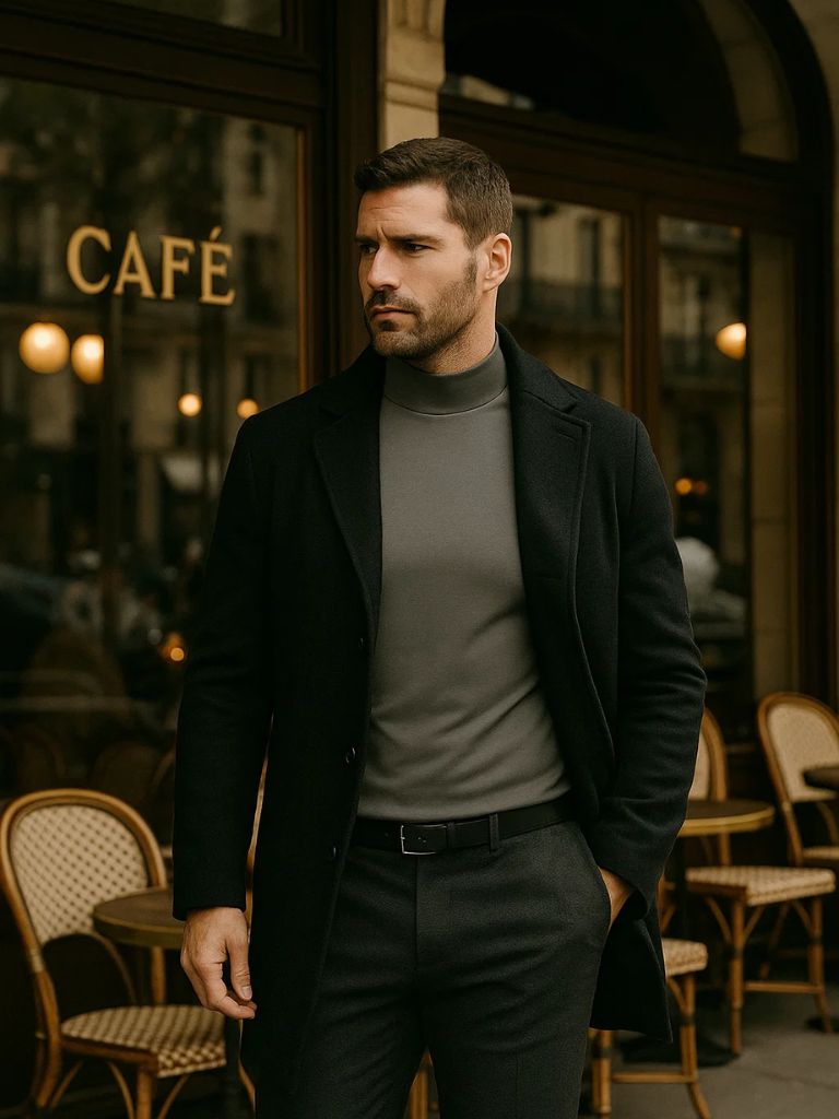 Solid Casual Turtle Neck T-Shirt - Fayymont Co